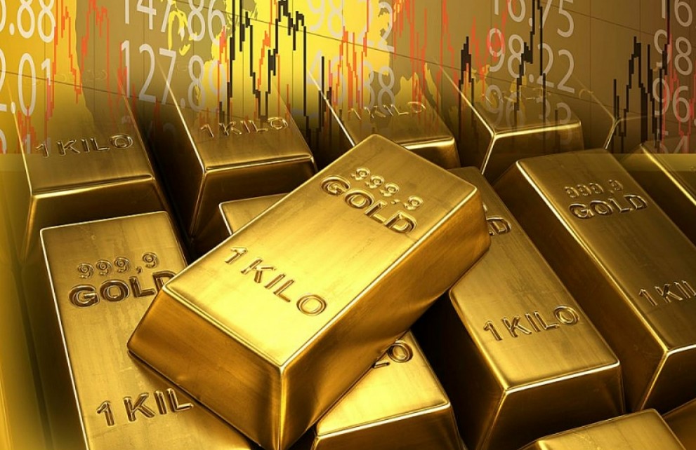 Giá vàng giao ngay chốt phiên cuối tuần qua tại Mỹ giảm