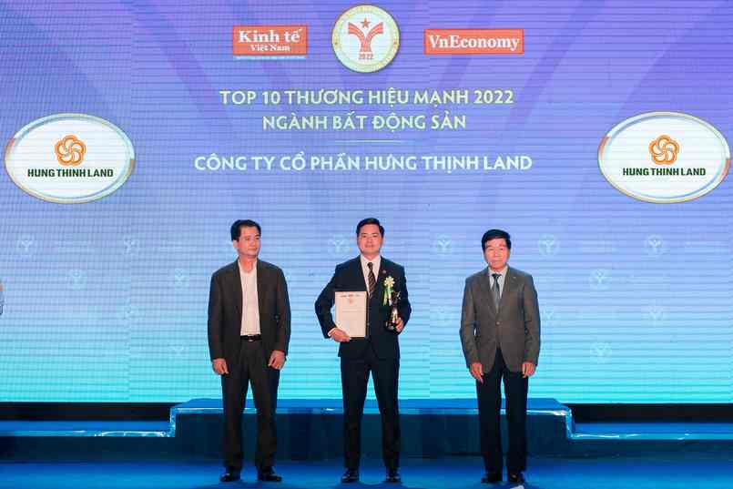 Hưng Thịnh Land đạt Top thương hiệu mạnh ngành BĐS 2022