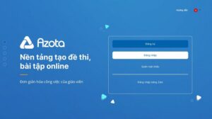 Hướng dẫn Azota đăng nhập tài khoản