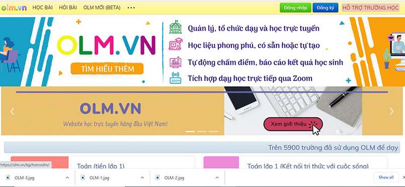 Online math Việt Nam là nền tảng học trực tuyến